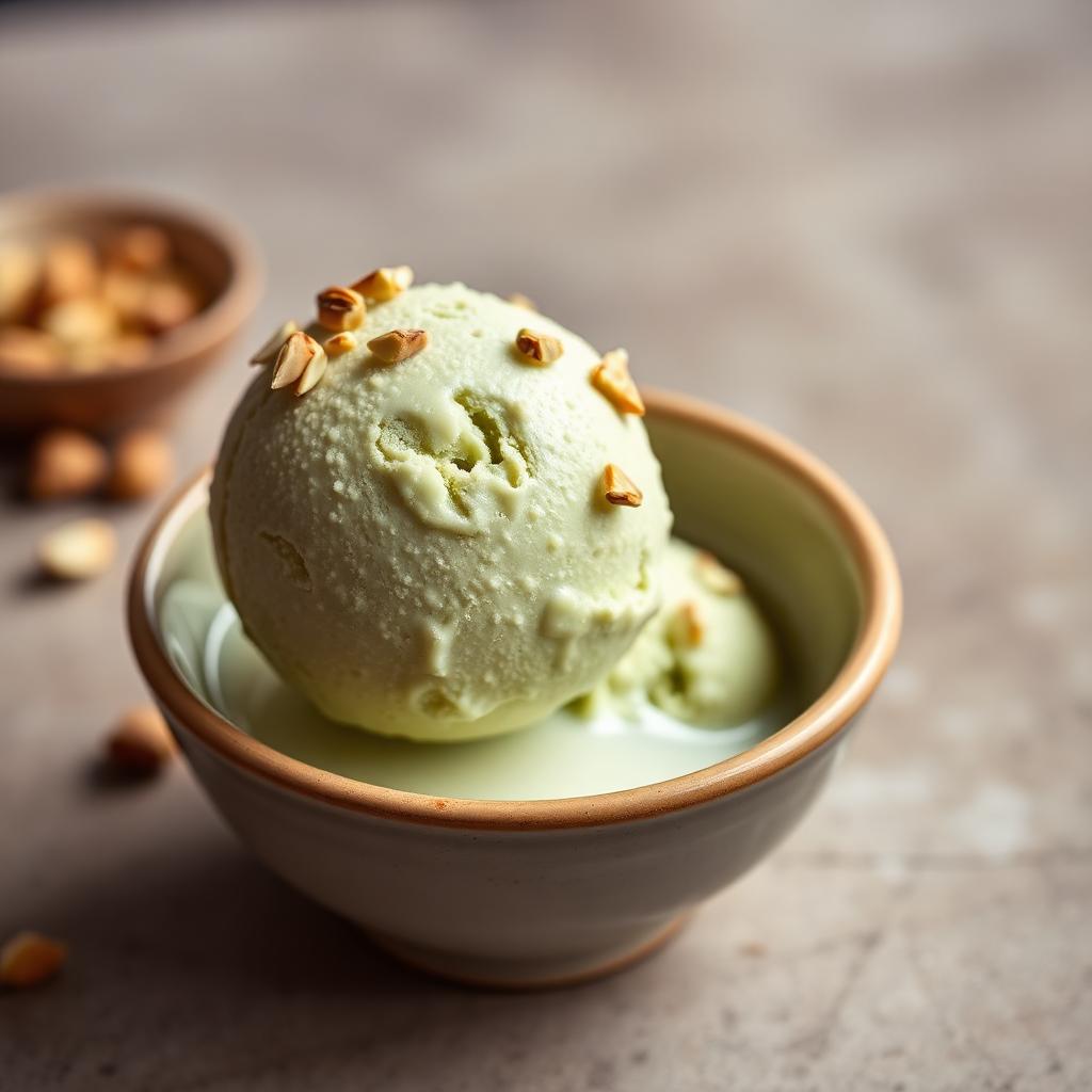 Milk with Pistachio